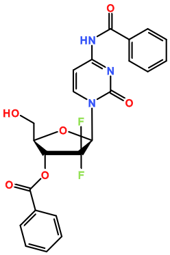 (图片) MC080085 N4,O-3'-Dibenzoyl-2',2'-difluoro-2-deoxycytidine
